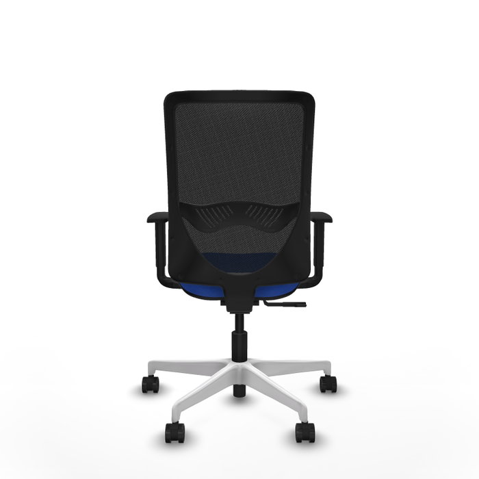 PIQUERAS Y CRESPO Silla de oficina Zulema con mecanismo Sincro, Azul y Negro