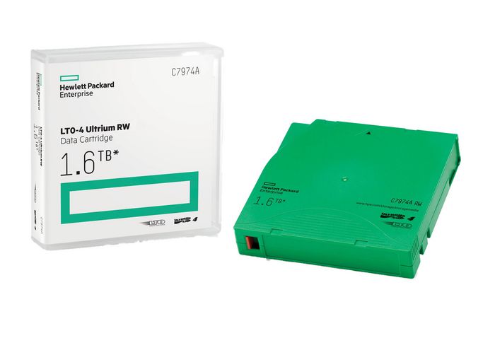 Hewlett Packard Enterprise LTO4 Ultrium 1.6TB Read/Write Data Cartridge Hewlett Packard Enterprise LTO4 Ultrium 1.6TB Read/Write Data Cartridge