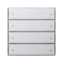 GIRA 2034112 Tastsensor 3 Komfort 4-fach KNX Flächenschalter reinweiß