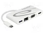 DeLOCK 87731 Dockingstation USB Type-C™ HDMI 4K, VGA, LAN y USB PD