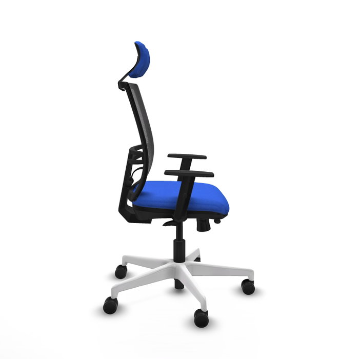 PIQUERAS Y CRESPO Silla de oficina Yunquera con mecanismo Sincro/Traslack Azul y Negro PIQUERAS Y CRESPO Silla de oficina Yunquera con mecanismo Sincro/Traslack Azul y Negro