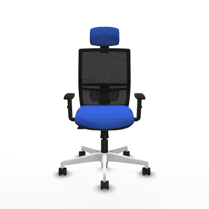 PIQUERAS Y CRESPO Silla de oficina Yunquera con mecanismo Sincro/Traslack Azul y Negro PIQUERAS Y CRESPO Silla de oficina Yunquera con mecanismo Sincro/Traslack Azul y Negro