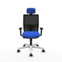 PIQUERAS Y CRESPO Silla de oficina Yunquera con mecanismo Sincro/Traslack Azul y Negro
