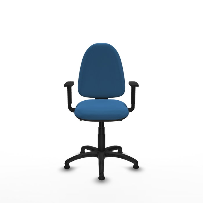 PIQUERAS Y CRESPO Silla de oficina Aýna con mecanismo Asincro en Azul claro