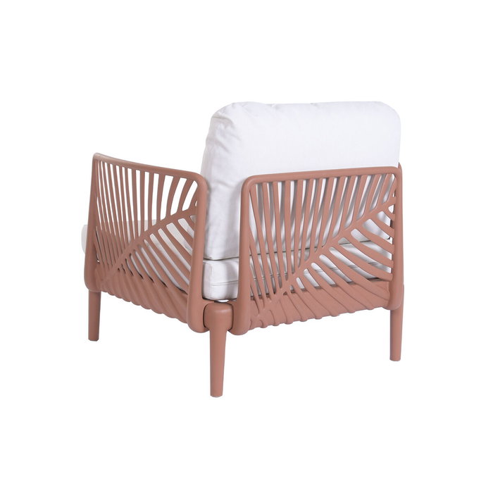 DKD Home Decor Set de Sofá de 4 Piezas Terracota Repelente al Agua