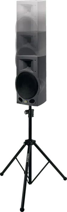 Quiklok Soporte Trípode Altavoz con Amortiguación de Aire (98 - 152 Cm) - Negro