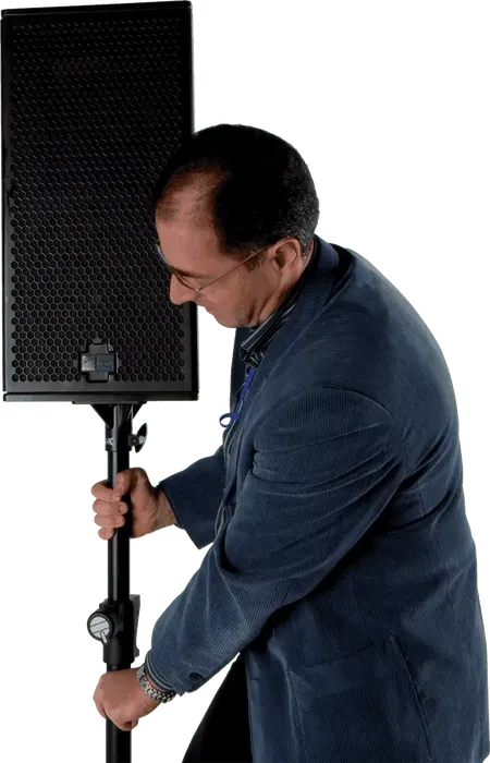 Quiklok Soporte Trípode Altavoz con Amortiguación de Aire (98 - 152 Cm) - Negro