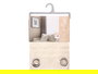 Cortina Beige Transparente Giftdecor 34x3x27cm | 140x260cm (Set de 6)