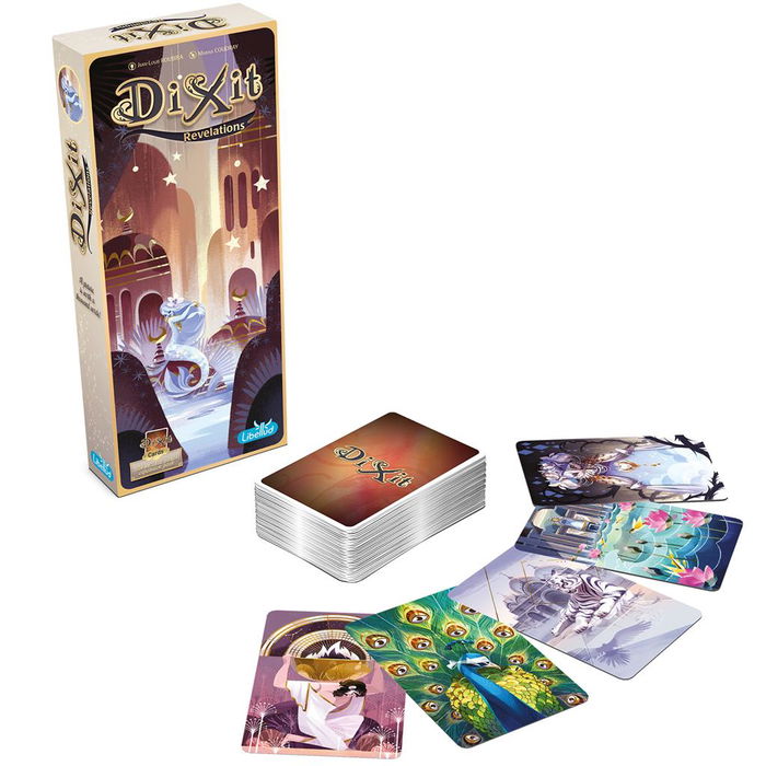 Libellud Juego de Mesa Dixit Revelations - Expansión con 84 Cartas Ilustradas - Compatible con Dixit - Edición Multilenguaje (Español) - PEGI 8