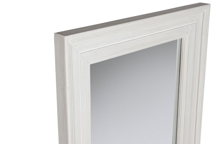 DKD Home Decor Espejo de Vestidor Blanco Alice Madera 50x50x157 cm
