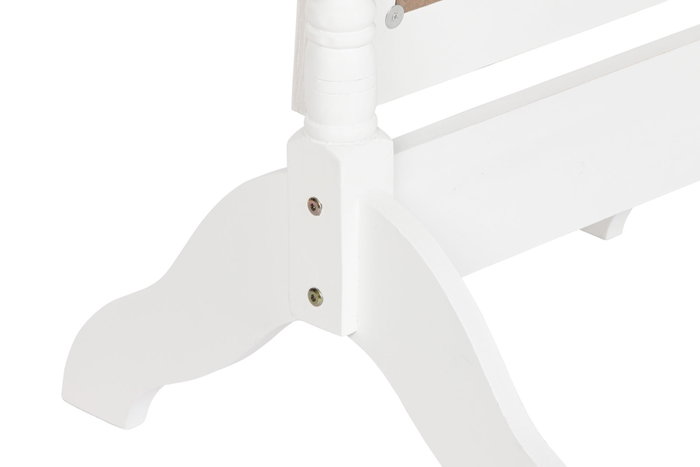 DKD Home Decor Espejo de Vestidor Blanco Alice Madera 50x50x157 cm