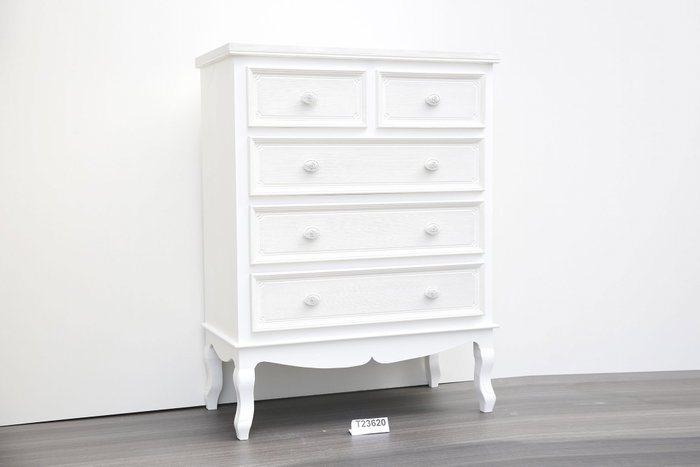 DKD Home Decor Espejo de Vestidor Blanco Alice Madera 50x50x157 cm