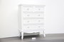 DKD Home Decor Espejo de Vestidor Blanco Alice Madera 50x50x157 cm