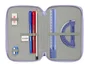 Safta Plumier Escolar Kuromi Triple Cremallera 37 Piezas, Dimensiones 195x125x55 mm