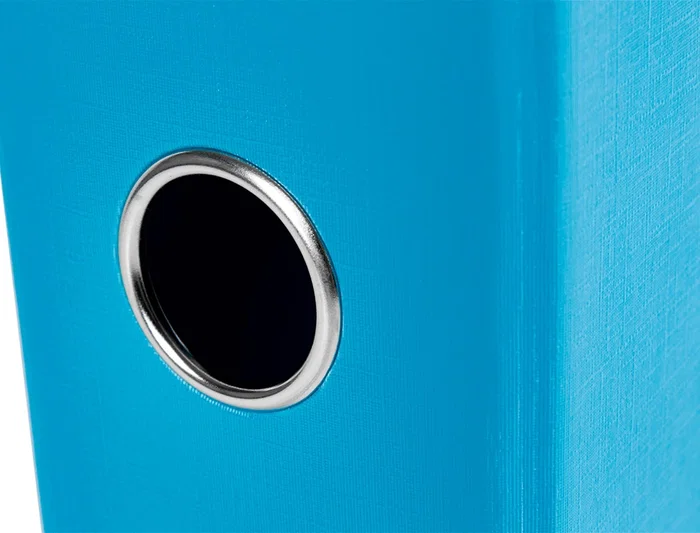 Liderpapel Archivador de Folio con 2 Anillas y Mecanismo de Palanca de 52mm, Celeste