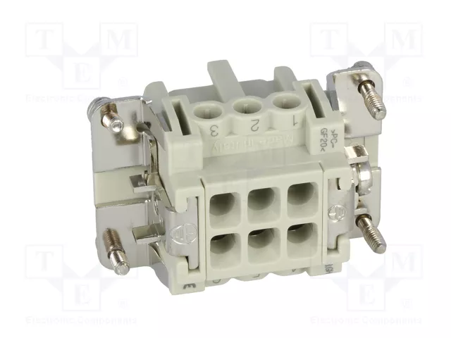 ILME Conector HDC CNE hembra 6 pines ILME Conector HDC CNE hembra 6 pines
