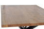 Giner y Colomer Mesa de Comedor Acacia Natural con Patas de Metal Negro 180 cm