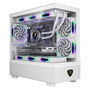 Keep Out Caja PC Gaming XC-301 W Blanca Micro-ATX/ITX Vidrio Templado ARGB