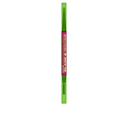 NYX Professional Make Up Lápiz de Cejas BLADE & SHADE NANO #06 Rich Auburn, Puntas 2 en 1, 16h Duración
