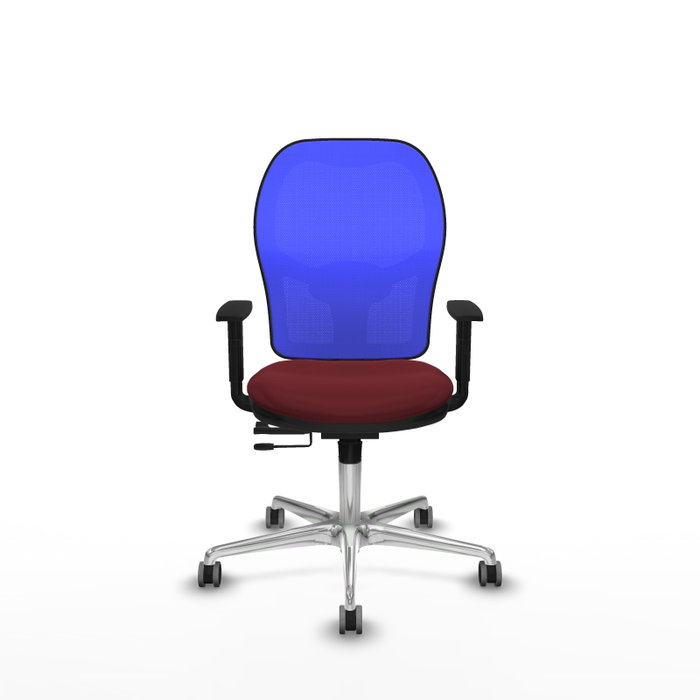 PIQUERAS Y CRESPO Silla de oficina Jorquera Granate y Azul PIQUERAS Y CRESPO Silla de oficina Jorquera Granate y Azul