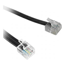 Synergy21 Kabel TK TAE-Adapter flach TAE-F zu RJ11/RJ12 Bulkware