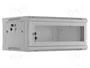 Lanberg Armario Rack de Pared 19 pulgadas 4U 600x450mm Gris