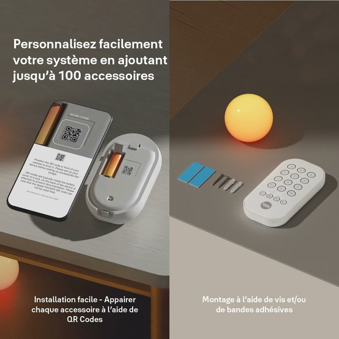 Yale Kit de alarma inteligente con sensor de movimiento
