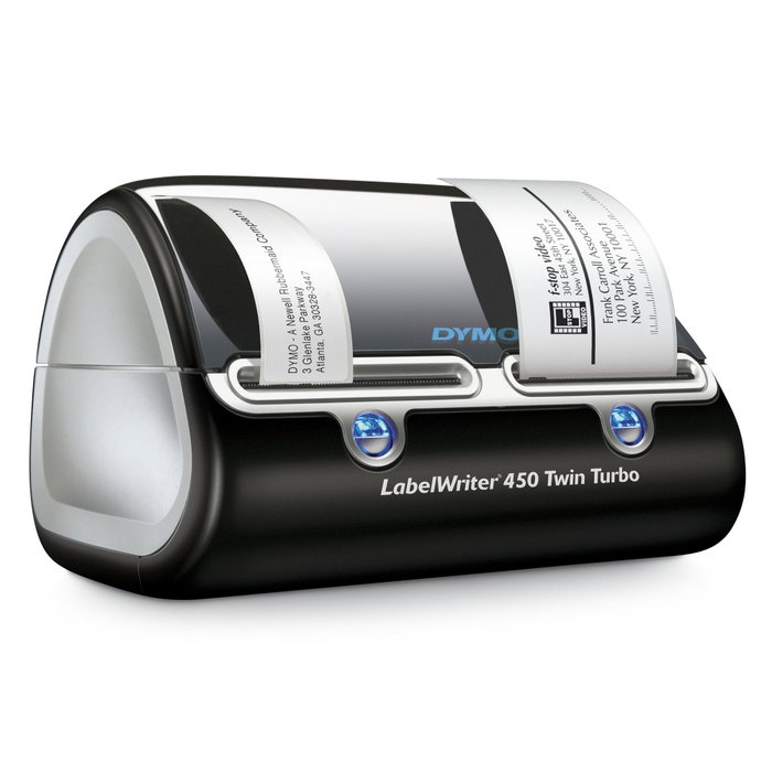 Dymo LabelWriter 450 Twin Turbo Impresora de etiquetas Negro, Plata