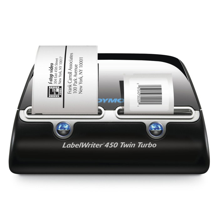 Dymo LabelWriter 450 Twin Turbo Impresora de etiquetas Negro, Plata