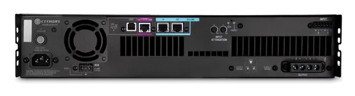 Crown Amplificador de Potencia DCi Dos Canales, 1250W @ 4Ω con Blu Link, 70V/100V