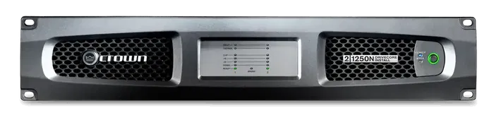 Crown Amplificador de Potencia DCi Dos Canales, 1250W @ 4Ω con Blu Link, 70V/100V