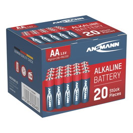 Ansmann Pilas Alcalinas Mignon AA LR 6 red-line Box de 20 unidades