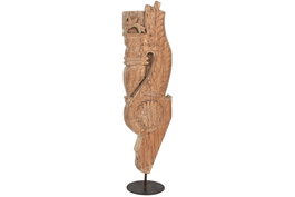 DKD Home Decor Escultura de Madera Pieza Única Surtida 20x15x95 cm