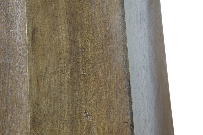 DKD Home Decor Mesa Comedor Beige Marron Mango Marmol 120 x 120 x 78 cm