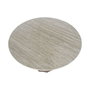 DKD Home Decor Mesa de Comedor Mango y Mármol 120x120x78 Beige