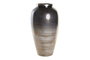 DKD Home Decor Jarrón Cristal Aluminio Multicolor 29x29x52 cm