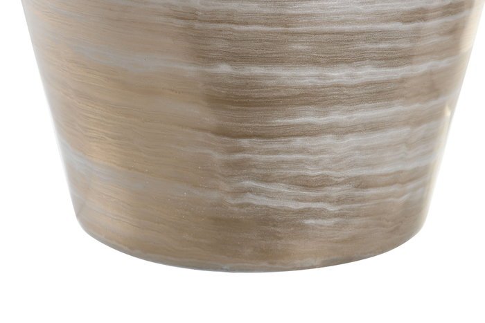 DKD Home Decor Jarrón Cristal Aluminio Multicolor 29x29x52 cm