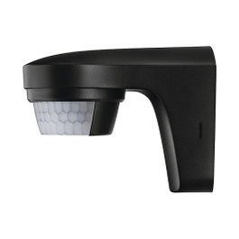Theben theLuxa S180 BK Sensor de movimiento 180°, 12 m, Negro