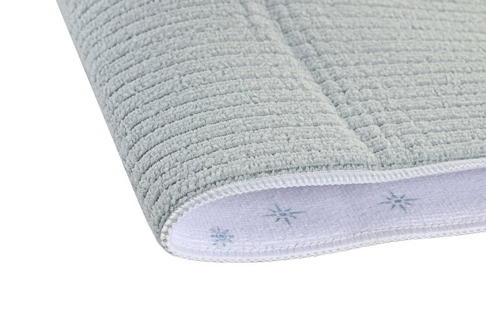 DKD Home Decor Stella maris Tapete Atlantico Azul Blanco 38 x 50 cm Microfibra (12 Unidades)