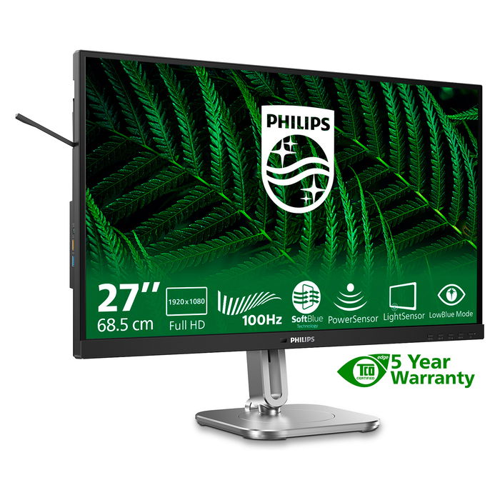 Philips 27B2G5200 Monitor 27" Full HD IPS 100Hz HDMI DP USB Antracita
