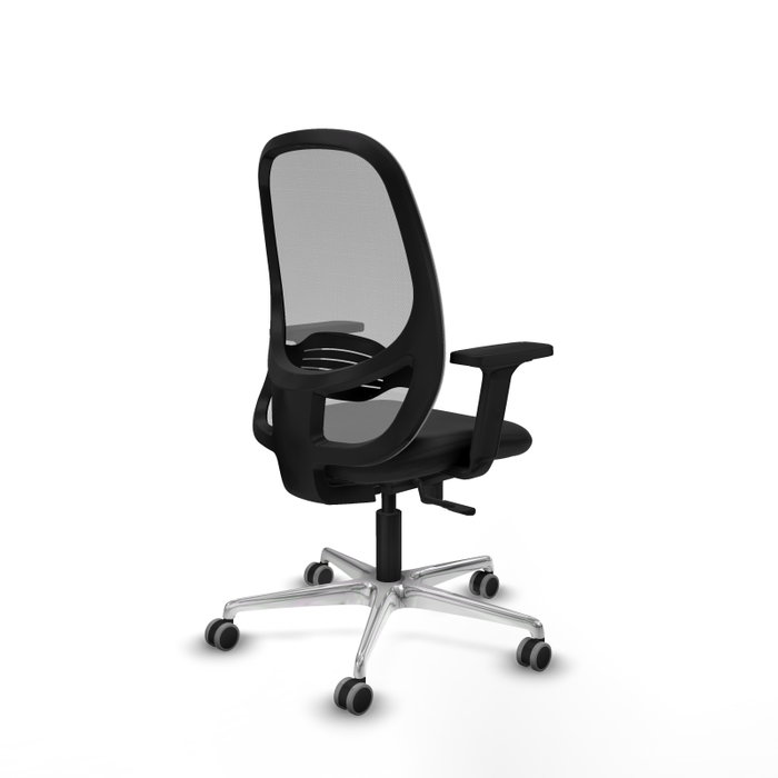 PIQUERAS Y CRESPO Silla de oficina Cilanco con mecanismo Sincro, Negro y Gris PIQUERAS Y CRESPO Silla de oficina Cilanco con mecanismo Sincro, Negro y Gris