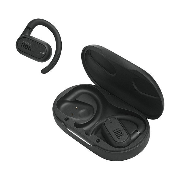 JBL Soundgear Sense Auriculares Inalambricos Bluetooth Open Ear para Música y Llamadas, Negro