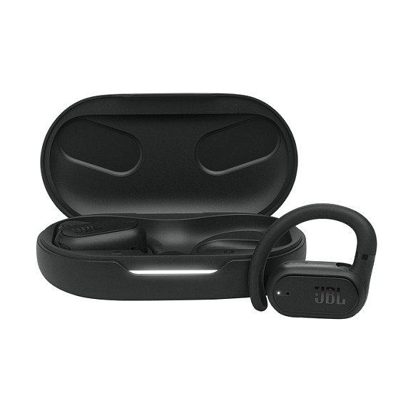JBL Soundgear Sense Auriculares Inalambricos Bluetooth Open Ear para Música y Llamadas, Negro