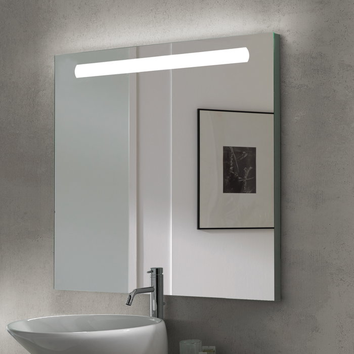 Emuca Espejo de baño Pegasus con iluminación LED frontal 600x700mm