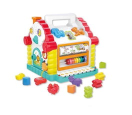 Hola Casa de bloques y actividades infantiles con luces y sonidos