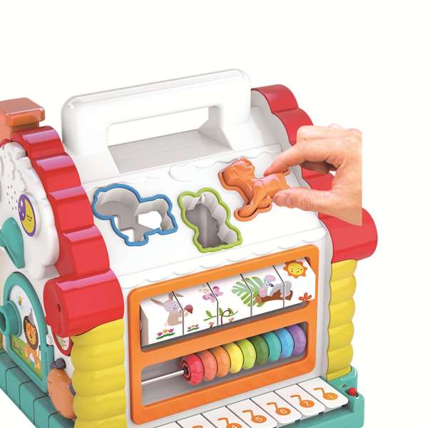 Hola Casa de bloques y actividades infantiles con luces y sonidos