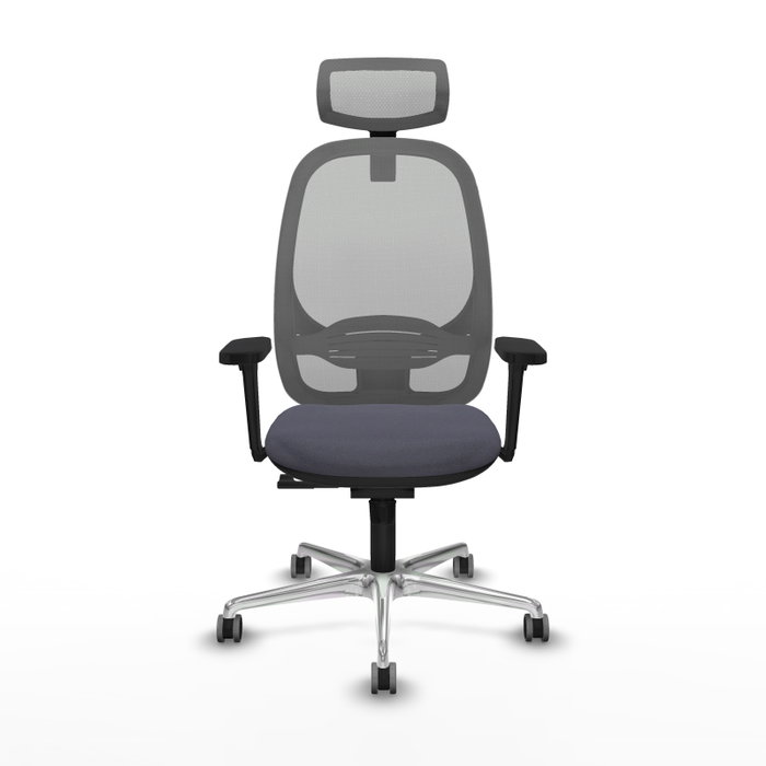 PIQUERAS Y CRESPO Silla de Oficina Cilanco con Mecanismo Sincro Gris