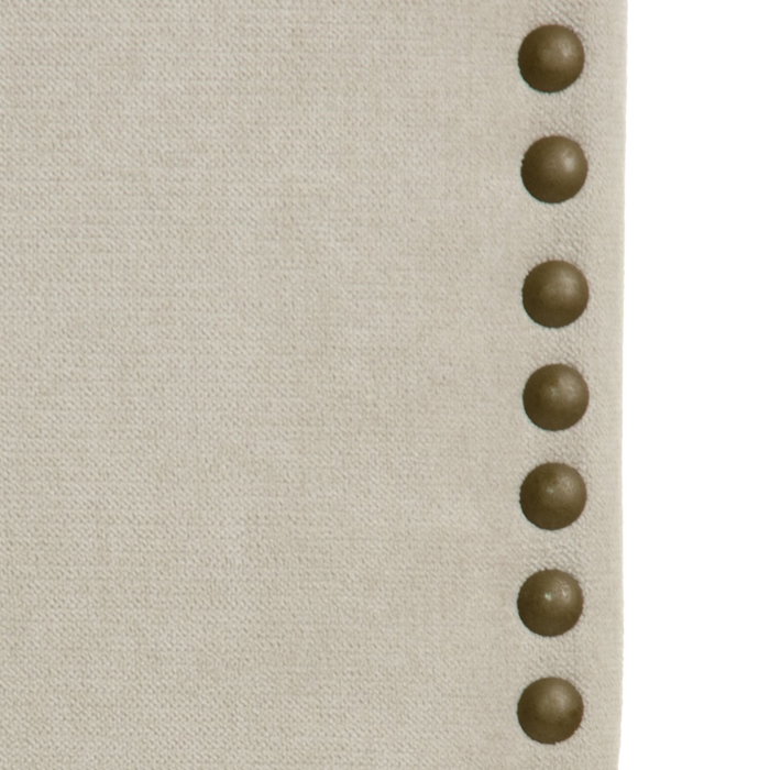 Cabecero Beige Grisáceo Tejido-Madera 160 X 4 X 80 cm