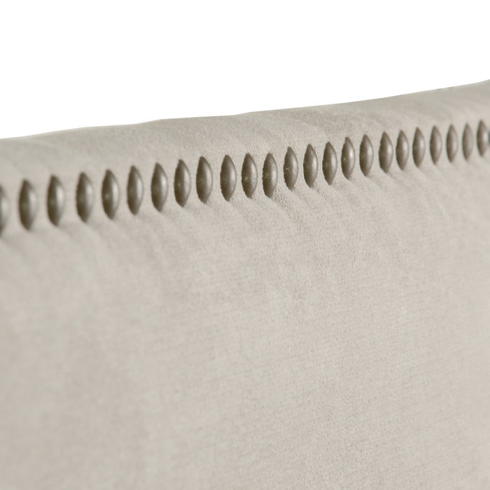 Cabecero Beige Grisáceo Tejido-Madera 160 X 4 X 80 cm