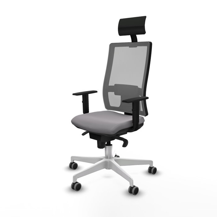 PIQUERAS Y CRESPO Silla de oficina Horna Gris con mecanismo Sincro PIQUERAS Y CRESPO Silla de oficina Horna Gris con mecanismo Sincro